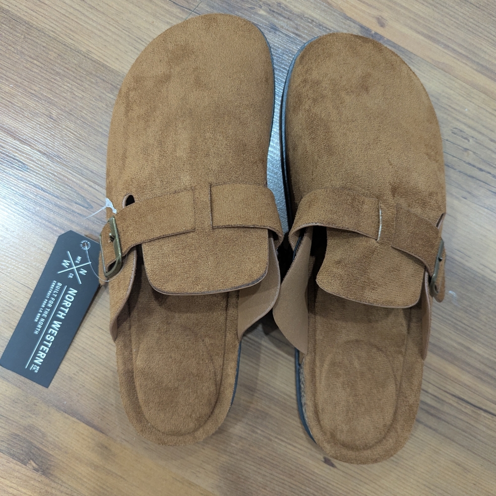 Brand New Women's Suede Clog Mules